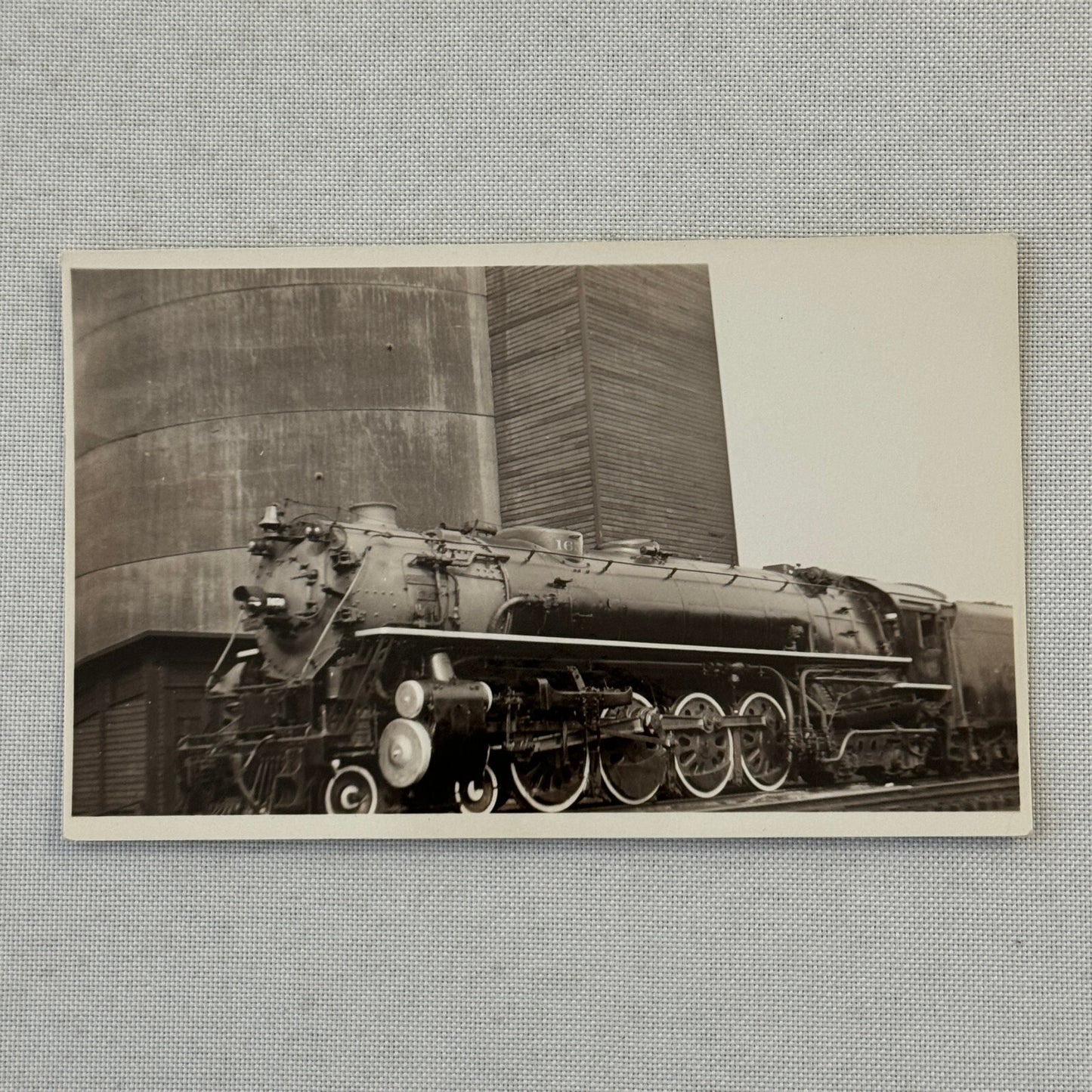 Vintage Train Locomotive Photo Photograph