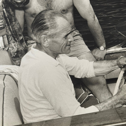 Juan Manuel Fangio Retirement Vacation Holiday Italian Press Photo F1 Racing