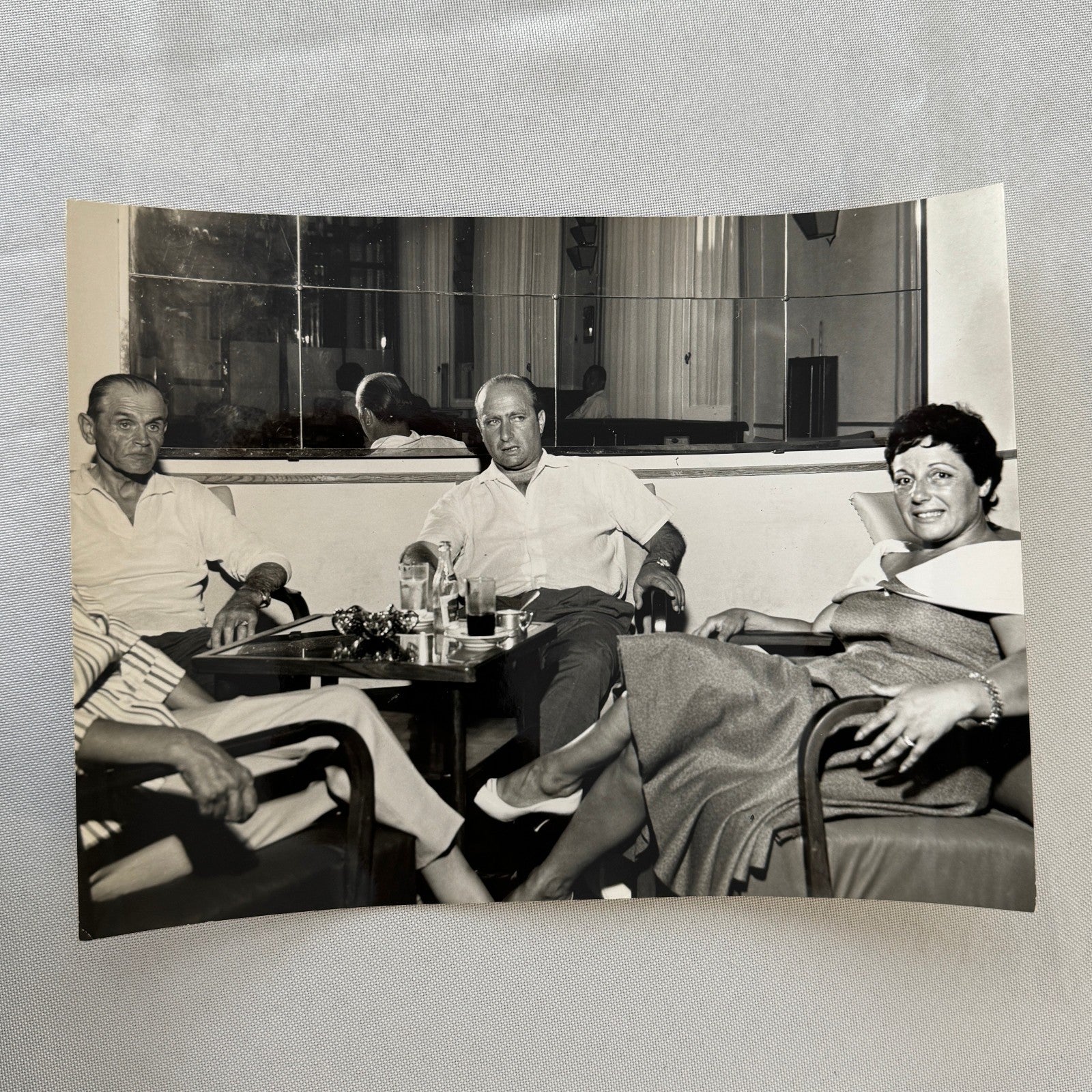 Juan Manuel Fangio Retirement Vacation Holiday Italian Press Photo F1 Racing