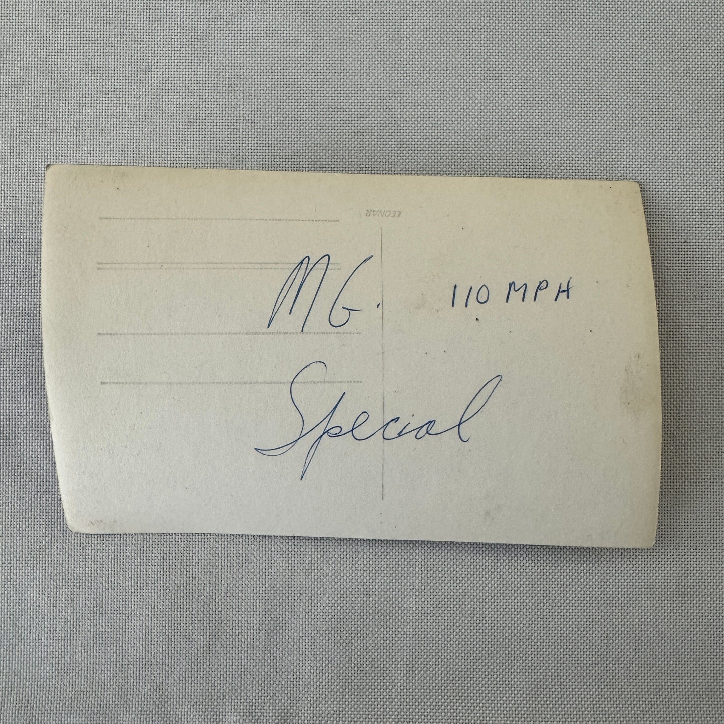 Vintage MG Special Car Photo Photograph Print