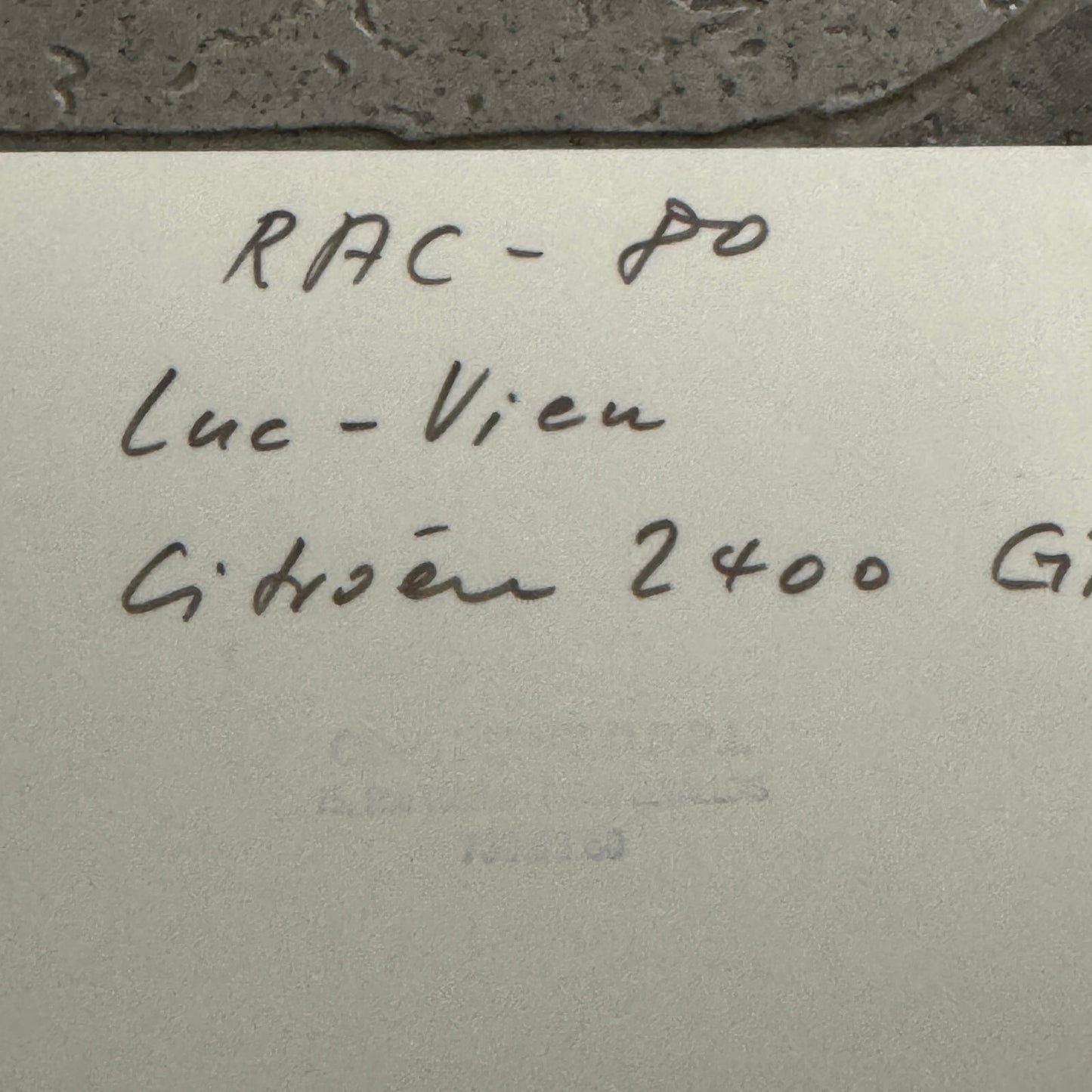 1980 RAC Rally Rallye Car Racing Photo Photograph Citroen 2400 GTI Vintage Car