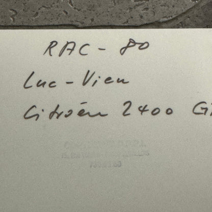 1980 RAC Rally Rallye Car Racing Photo Photograph Citroen 2400 GTI Vintage Car