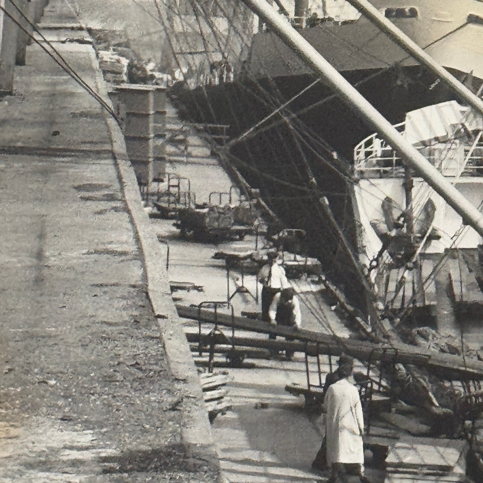Montreal Harbour Ship Boat Press Photo Photograph 1964 Vintage