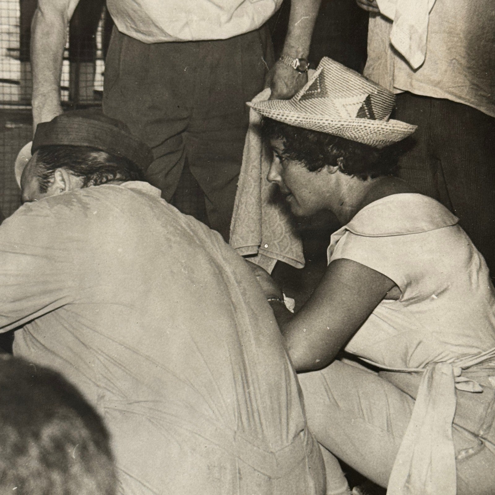 1957 Buenos Aires Grand Prix Juan Manuel Fangio Racing Driver Press Photo
