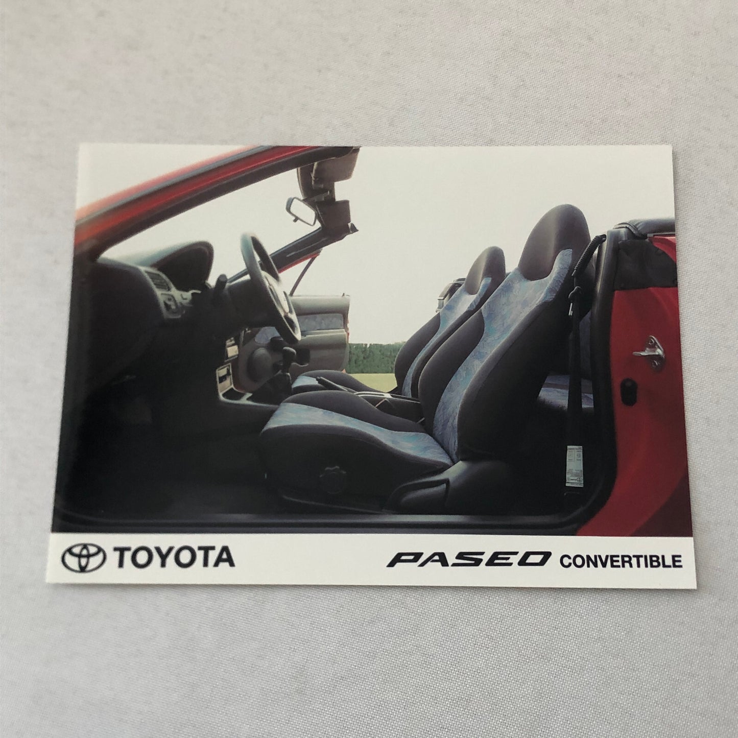 Toyota Paseo Convertible Factory Press Photo Photograph Lot 3x