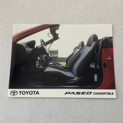 Toyota Paseo Convertible Factory Press Photo Photograph Lot 3x