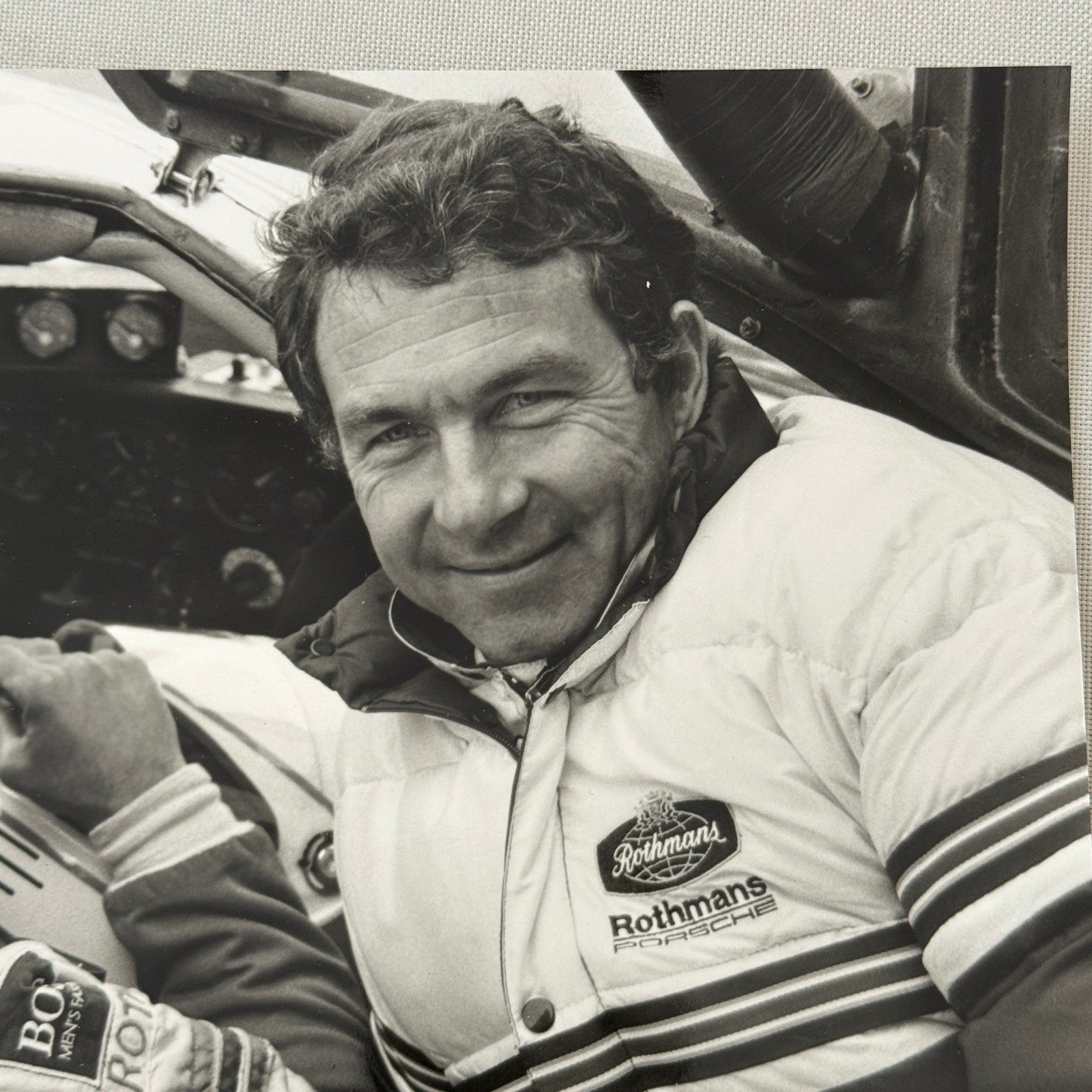 Porsche Rothmans Racing Driver Press Photo Photograph Jochen Mass Bob Wollek