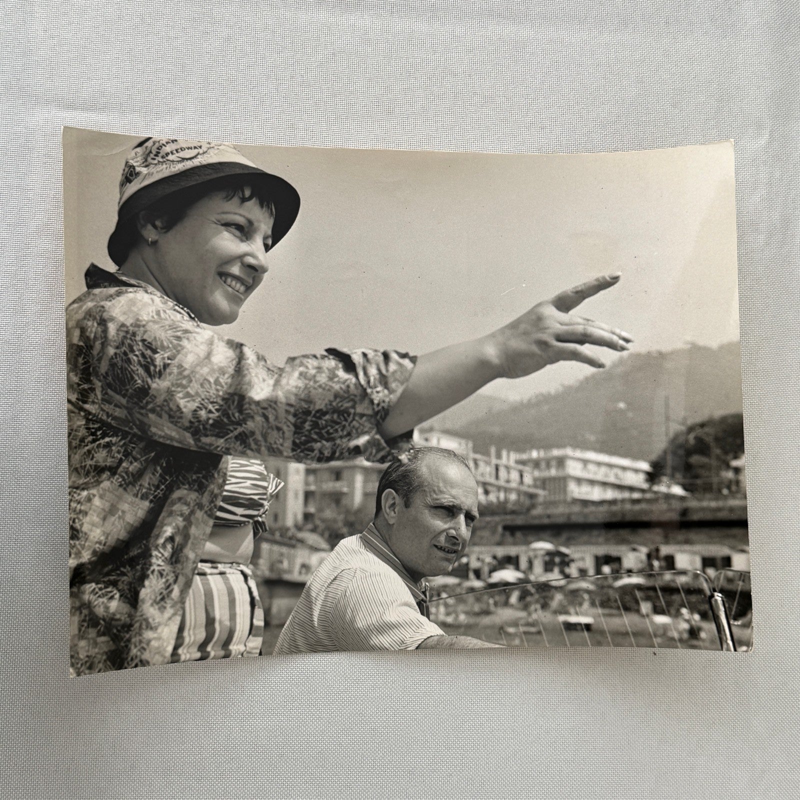 Juan Manuel Fangio Retirement Vacation Holiday Italian Press Photo F1 Racing
