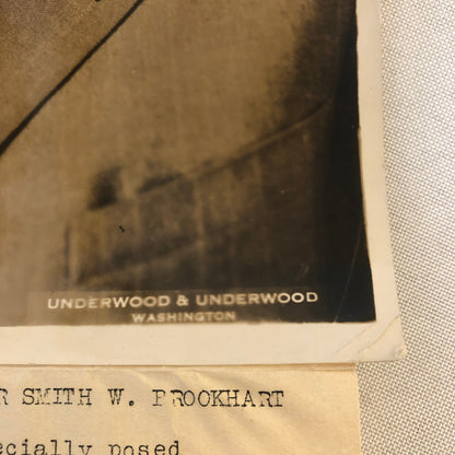 Press Photo Photograph Senator Smith Wildman Brookhart Iowa Republican 1928