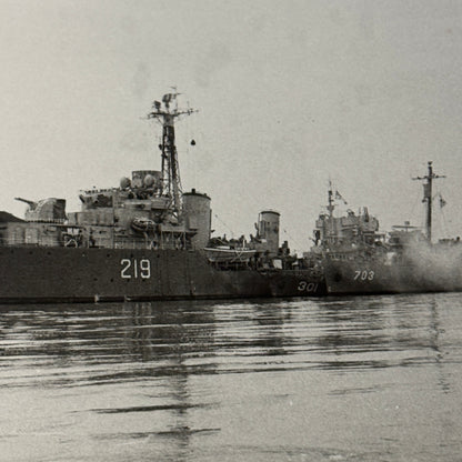 Royal Canadian Navy HMCS Athabaskan Ship Photo Vintage Military Photograph 1952