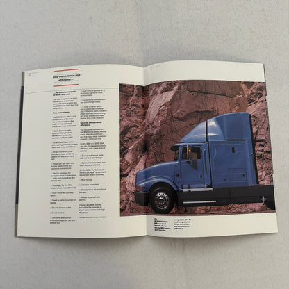 International 9000 Series Truck Sales Brochure Catalog Advertising