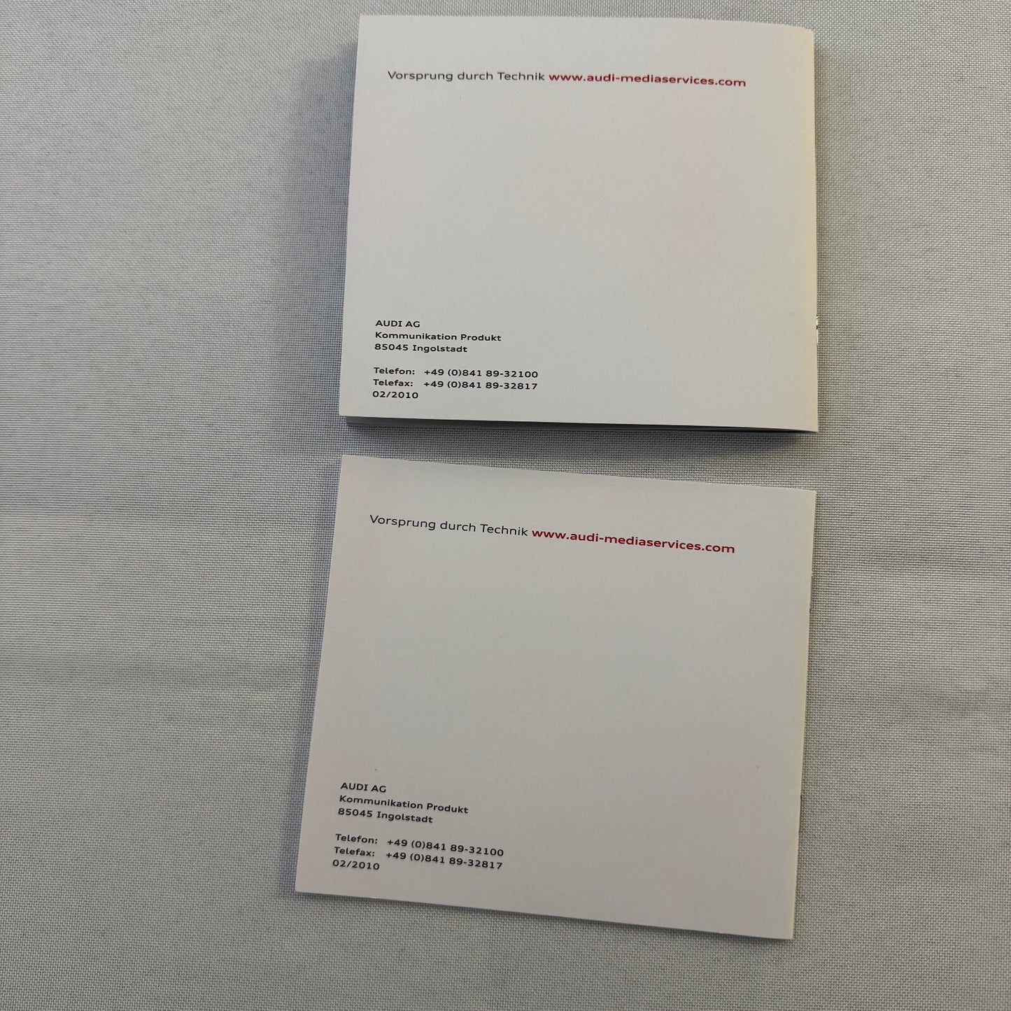 Audi A1 Press Kit Media Brochure Photo CD GERMAN Text