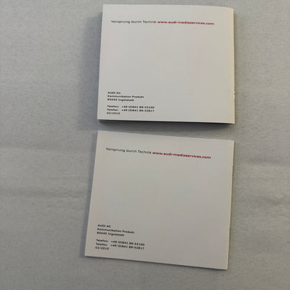 Audi A1 Press Kit Media Brochure Photo CD GERMAN Text