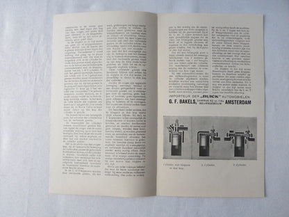 1919 Buick Sales Brochure Catalog Coupe Sedan Cabriolet - DUTCH TEXT European 