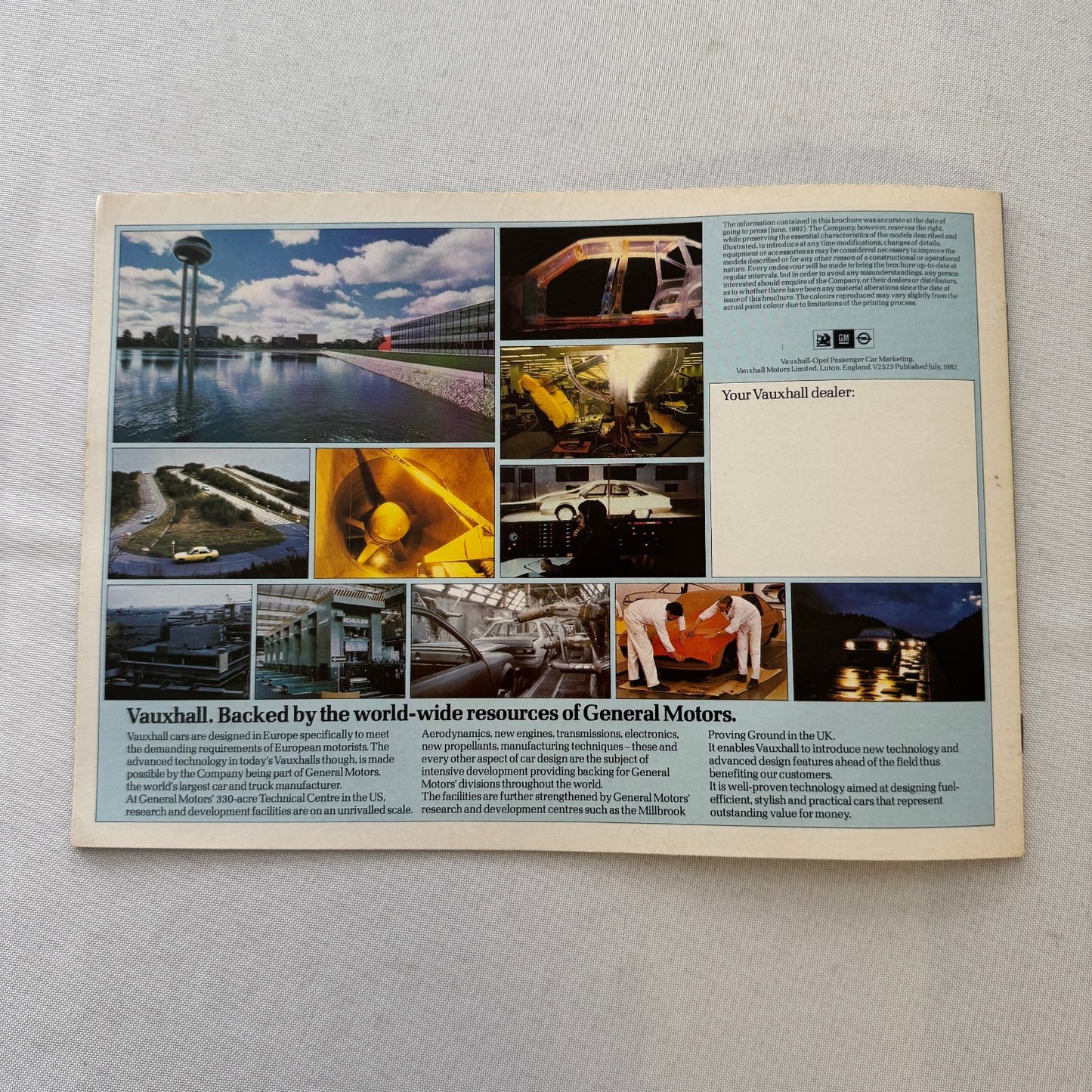 1982 Vauxhall Chevette Car Sales Brochure Catalog Advertising UK Market