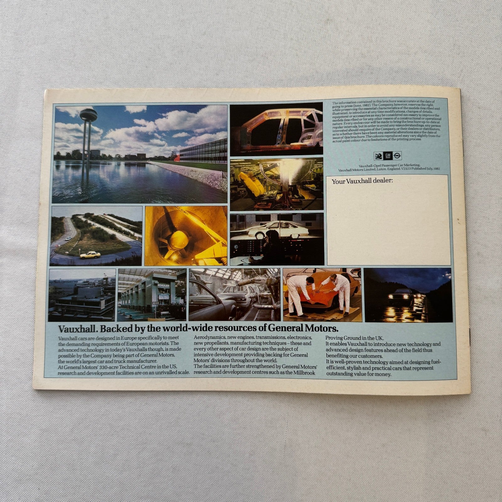 1982 Vauxhall Chevette Car Sales Brochure Catalog Advertising UK Market