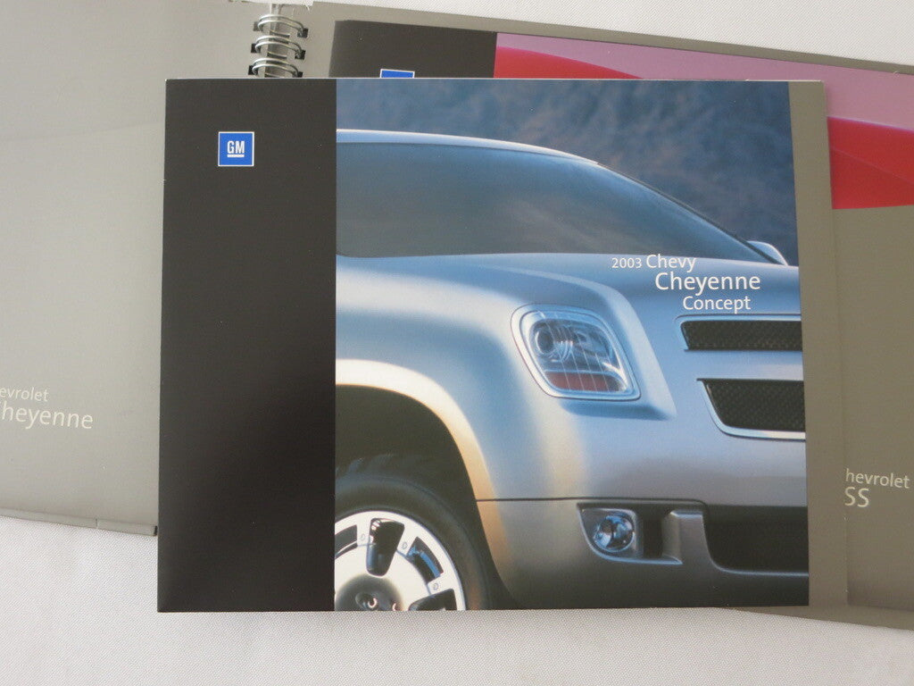 2003 GM General Motors Concept Press Kit Brochure Chevrolet SS Buick Pontiac +