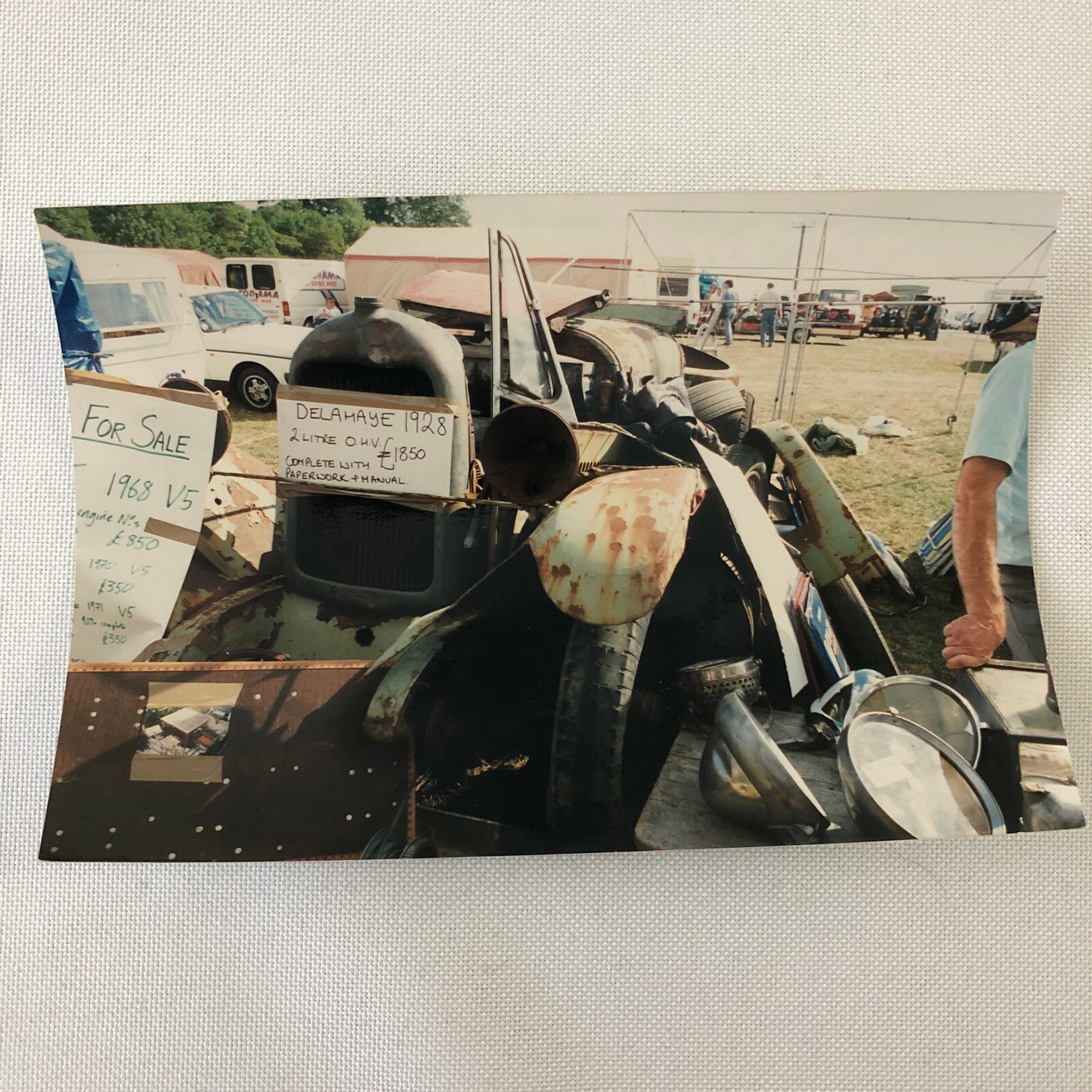 Vintage Delahaye Car Barn Find Junk Yard Part Photo Photograph Lot of 12