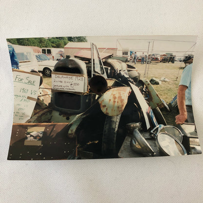 Vintage Delahaye Car Barn Find Junk Yard Part Photo Photograph Lot of 12