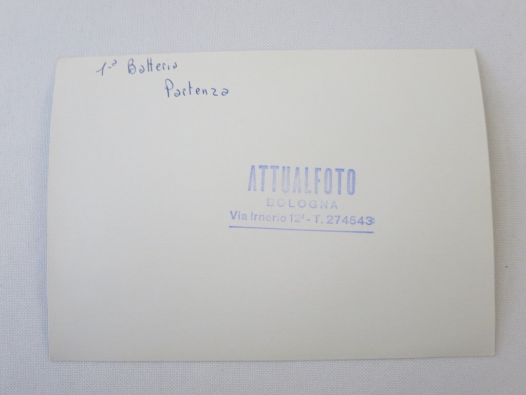 Vintage 1960s Racing Photograph Photo Image - Balteria Partenza - Italy 