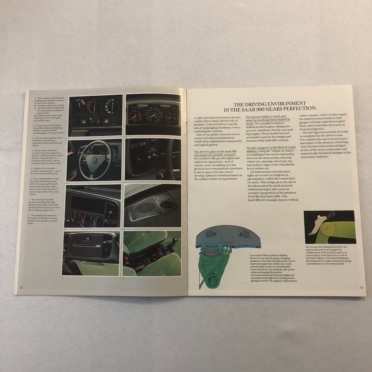 1979 Saab 900 Car Automobile Sales Brochure Catalog 900 GLi EMS GLE Turbo