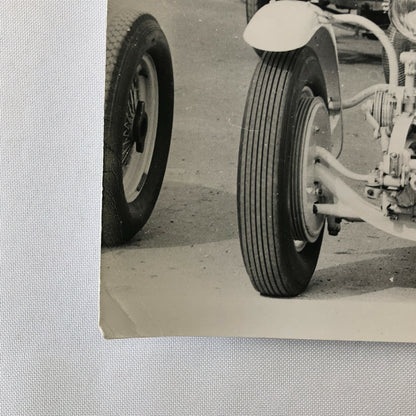 Vintage Mercedes Benz Racing Car Photo Photograph - Modern Era Print
