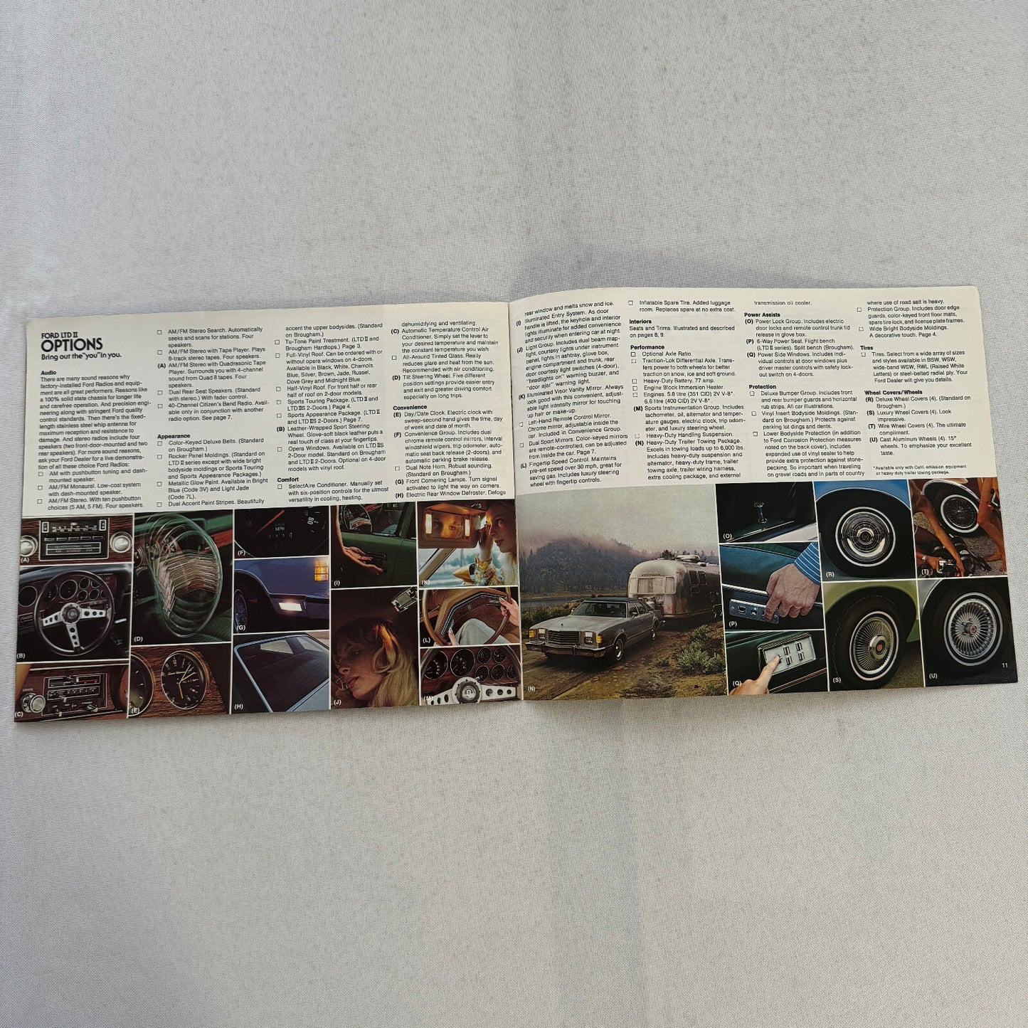 1978 Ford LTD II Car Sales Brochure Catalog Advertising Hardtop Sedan
