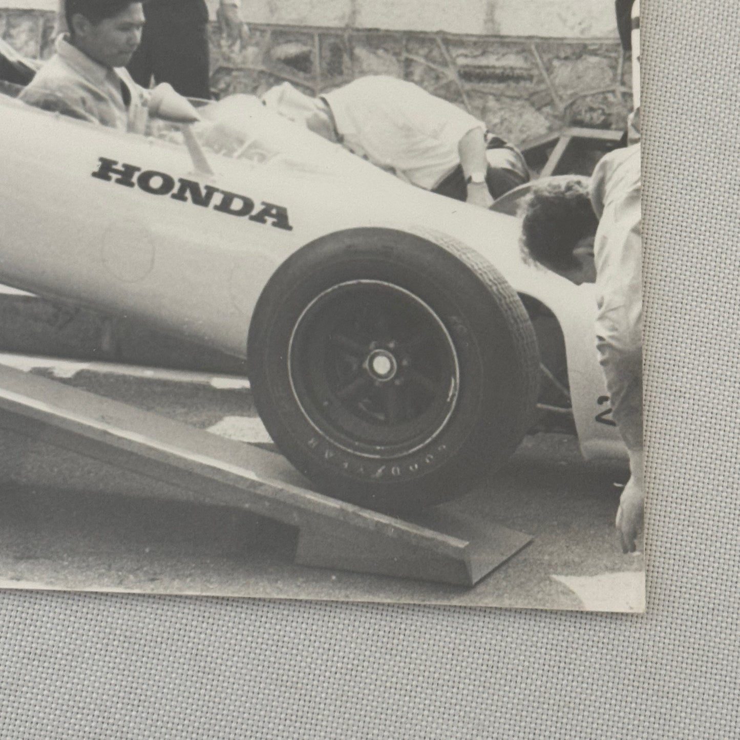 Vintage Honda Racing Photo Photograph Car Motorsport Modern Print