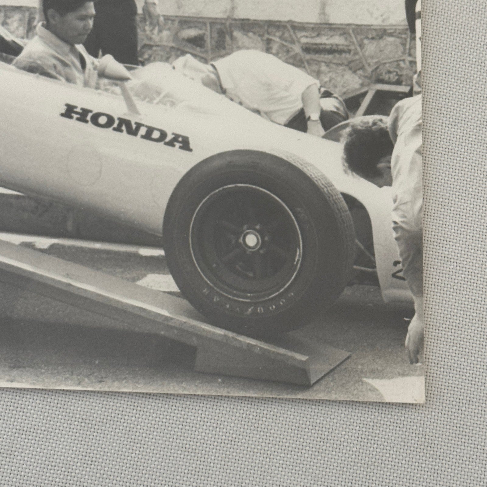 Vintage Honda Racing Photo Photograph Car Motorsport Modern Print
