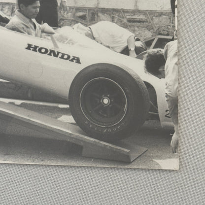 Vintage Honda Racing Photo Photograph Car Motorsport Modern Print