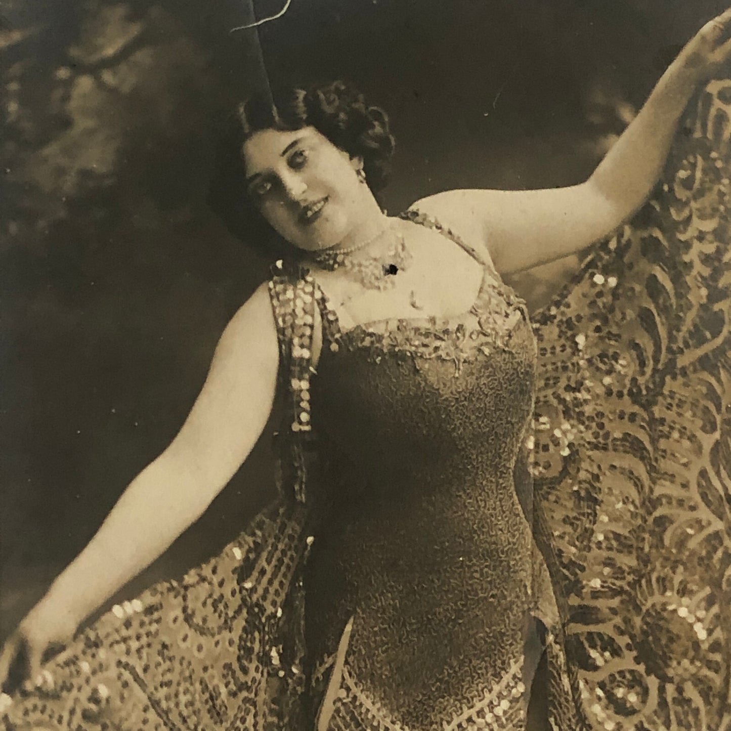 Circus Performer Dancer Dancing Real Photo Postcard Post Card RPPC Vintage