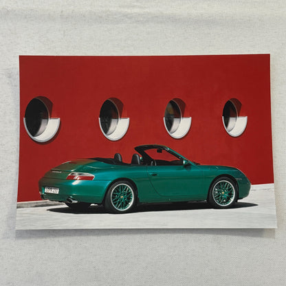 2000 Porsche 911 Carrera 4 Cabriolet Car Factory Press Photo Photograph
