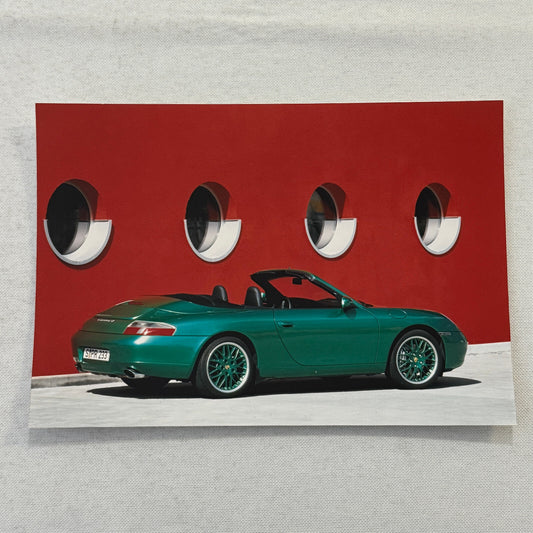 2000 Porsche 911 Carrera 4 Cabriolet Car Factory Press Photo Photograph