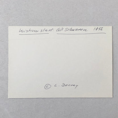 Vintage Car Racing Photo Photograph Print - 1956 Swedish Grand Prix Race ?