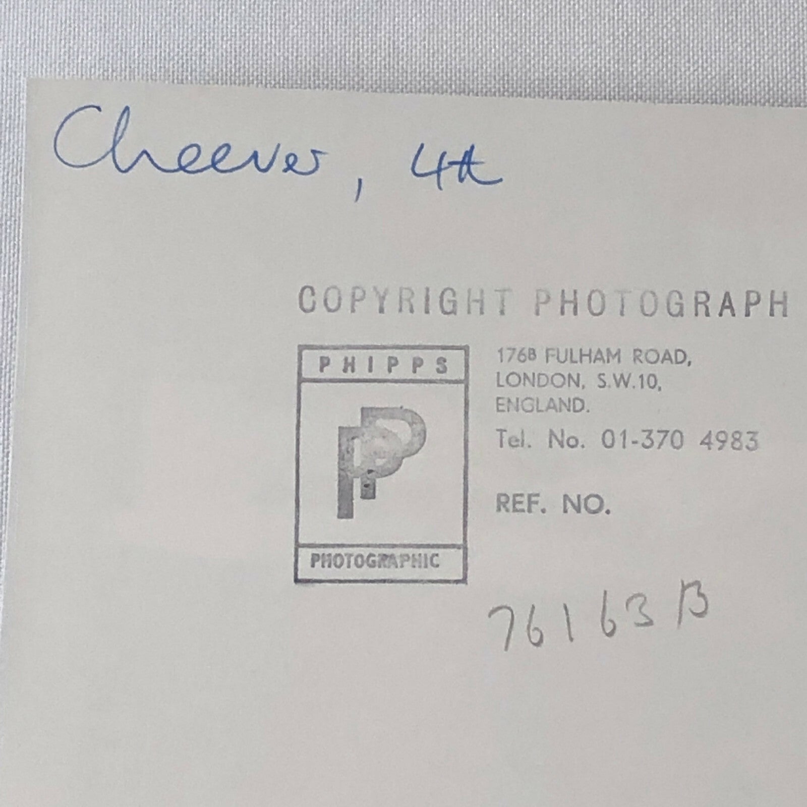 Vintage 1976 Formula 2 F2 Thruxton Grand Prix Racing Photo Photograph March 