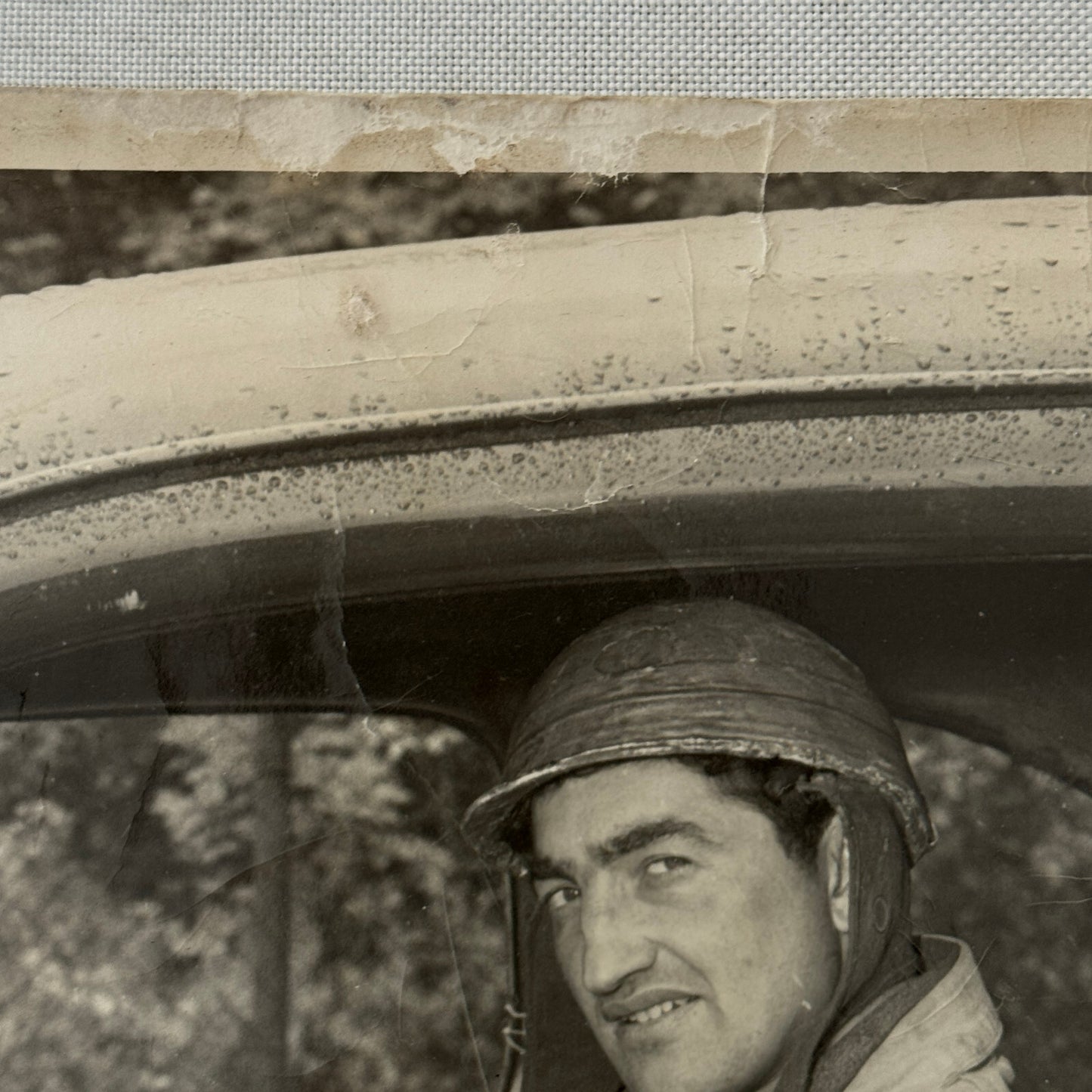 Vintage Stock Car Racing Car Driver Photo Photograph