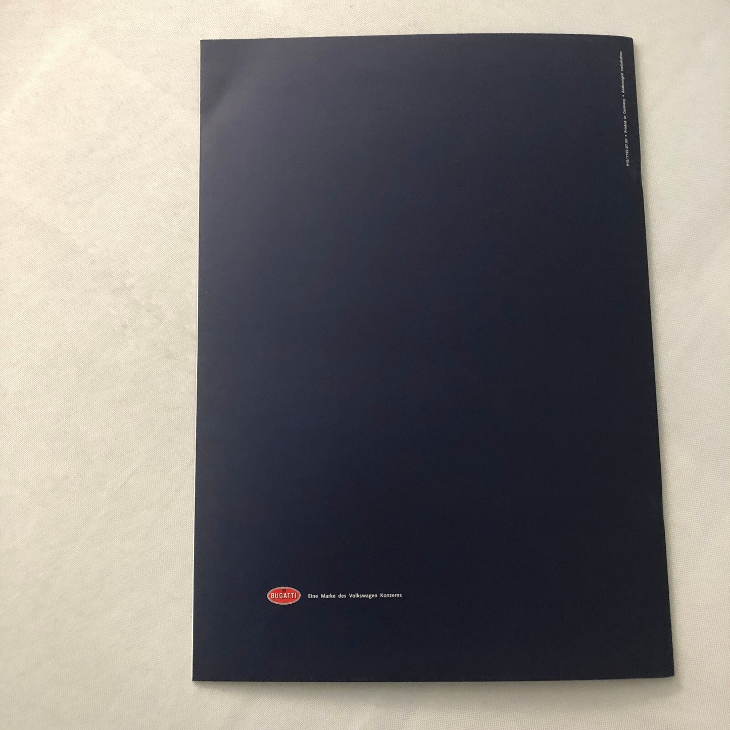 Bugatti Veyron EB 18/4 Concept Car Sales Brochure Catalog