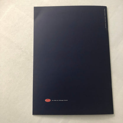 Bugatti Veyron EB 18/4 Concept Car Sales Brochure Catalog