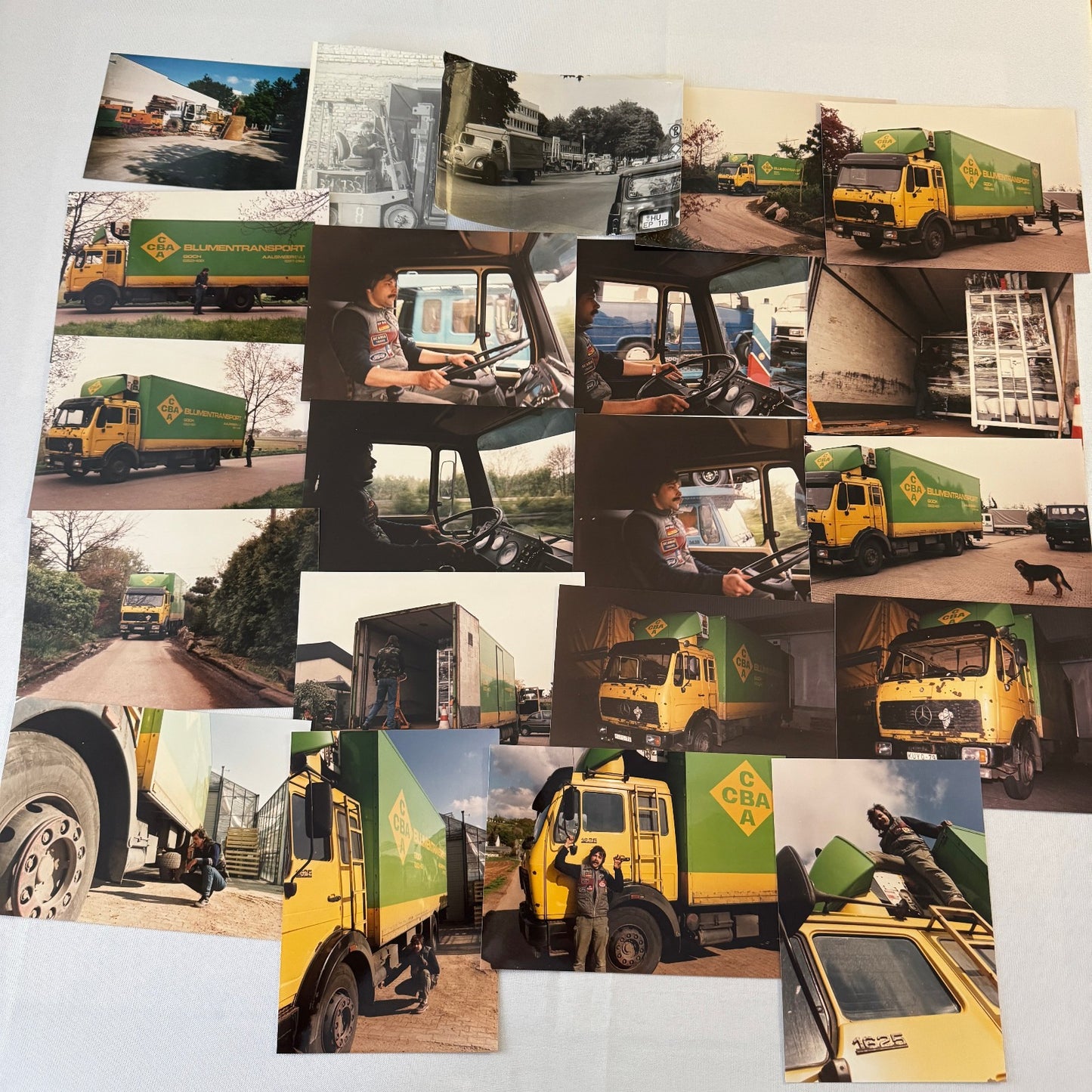 HUGE Vintage Truck and Construction Equipment Photo Lot 1980s Germany 300 Images