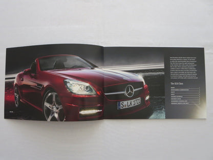2012 Mercedes SLK 350 Sales Brochure Advertising Catalog SLK350