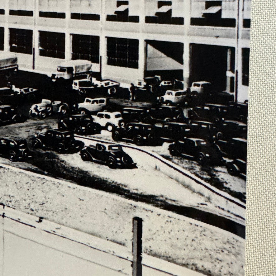 Vintage Fiat 508 Balilla Car Lingotta Plant Factory Photo Photograph Print