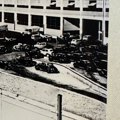 Vintage Fiat 508 Balilla Car Lingotta Plant Factory Photo Photograph Print