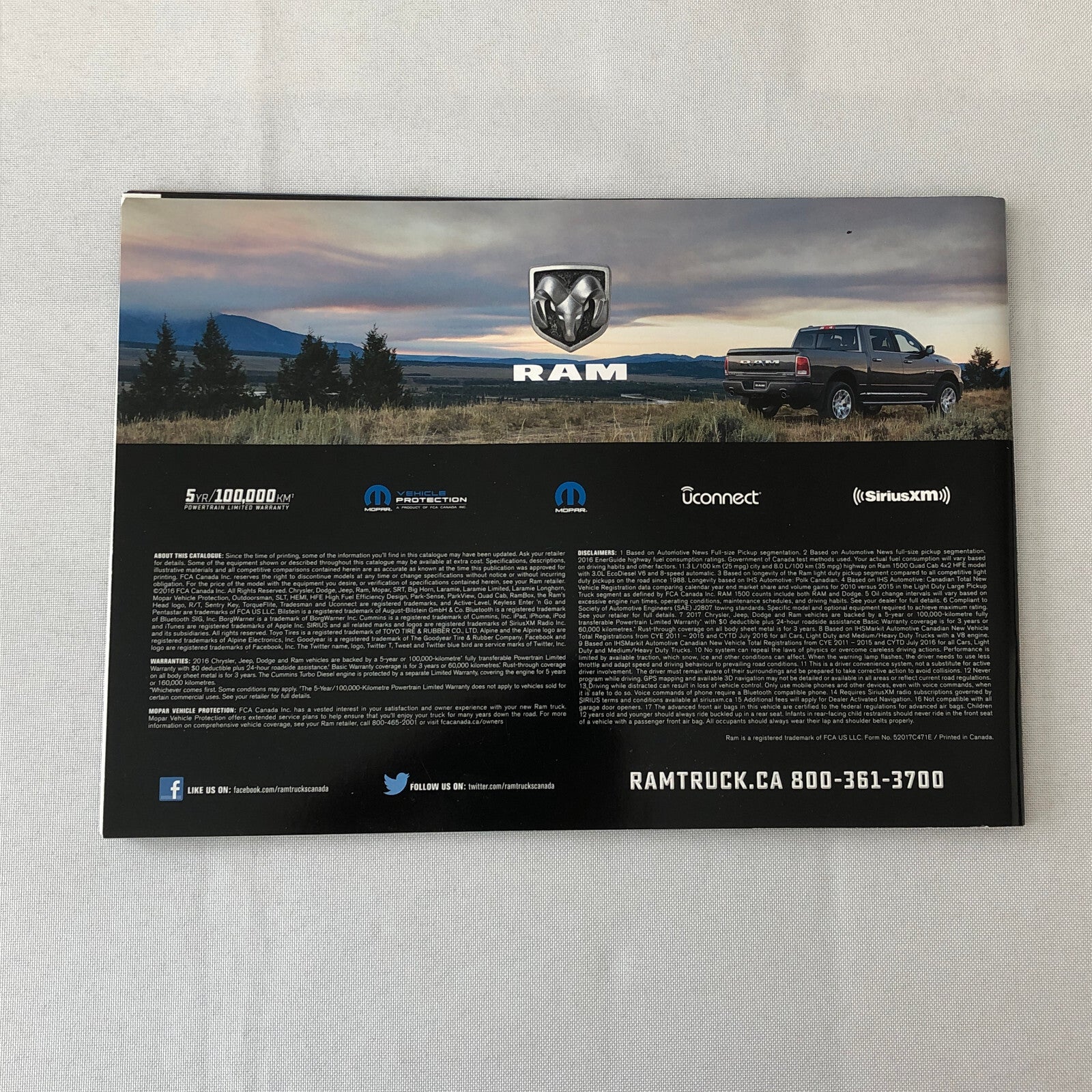 2017 Dodge Ram 1500 Pickup Sales Brochure Catalog Outdoorsman Laramie Sport +