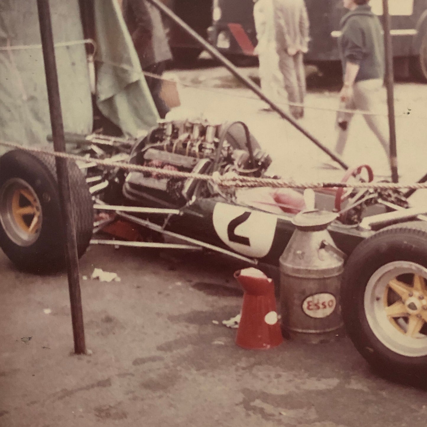 Lotus Climax Racing Car Vintage Photo Photograph Print British Grand Prix Race