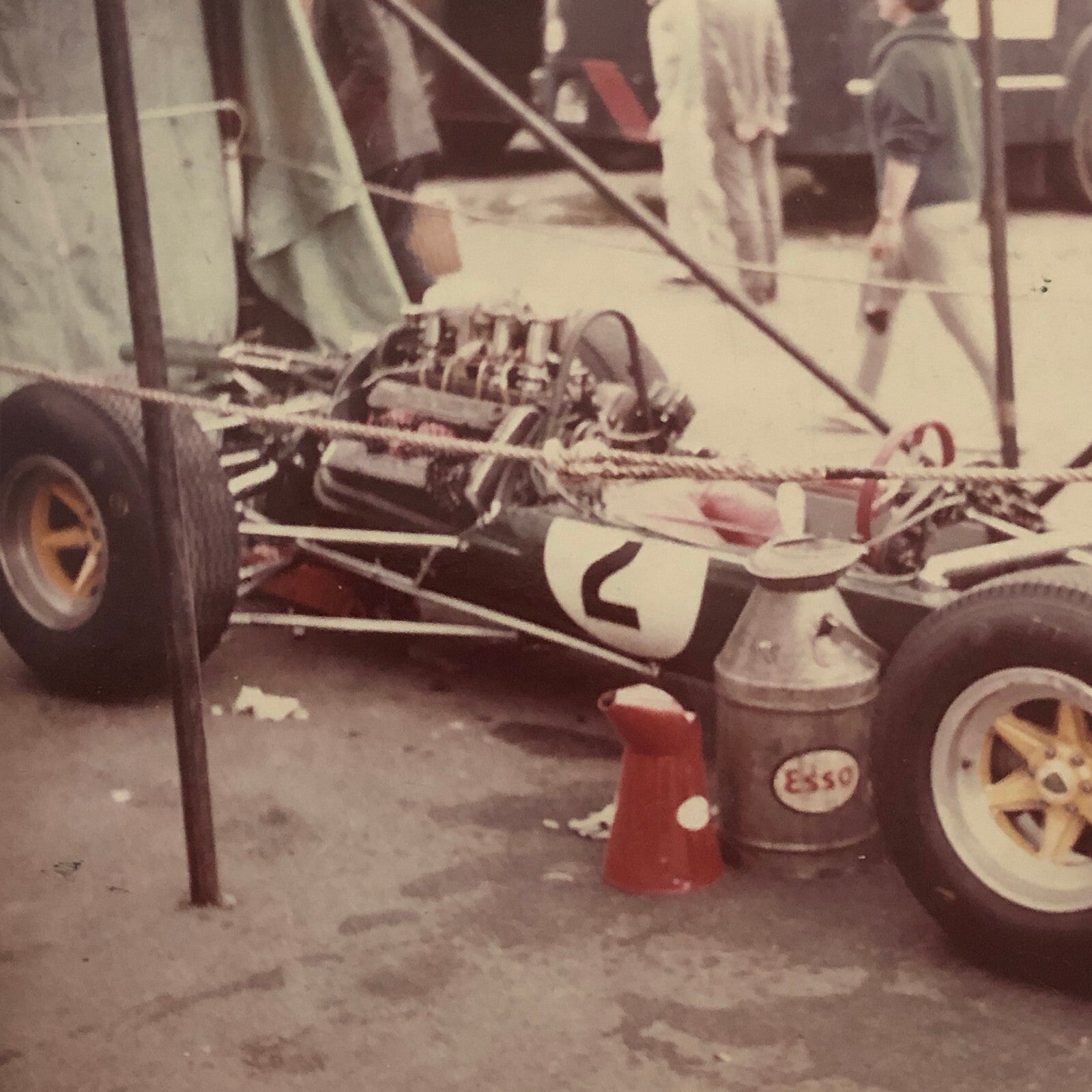 Lotus Climax Racing Car Vintage Photo Photograph Print British Grand Prix Race