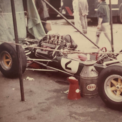 Lotus Climax Racing Car Vintage Photo Photograph Print British Grand Prix Race