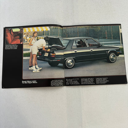 1985 Renault Alliance Car Sales Brochure Catalog Limited L DL Convertible