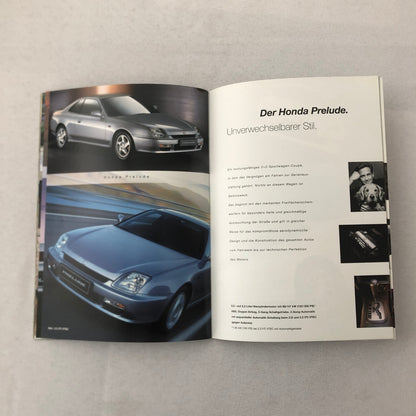 Honda Sales Brochure Catalog NSX S2000 Integra Type R Prelude Civic + GERMAN