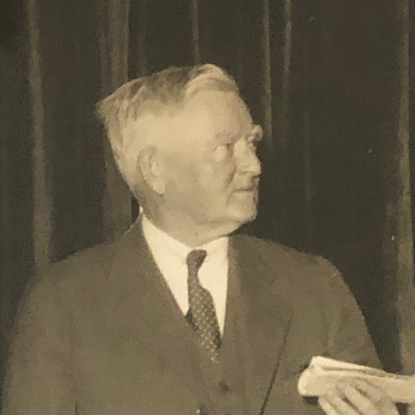 Press Photo Photograph Governor John E Erickson Montana Vice President Garner +