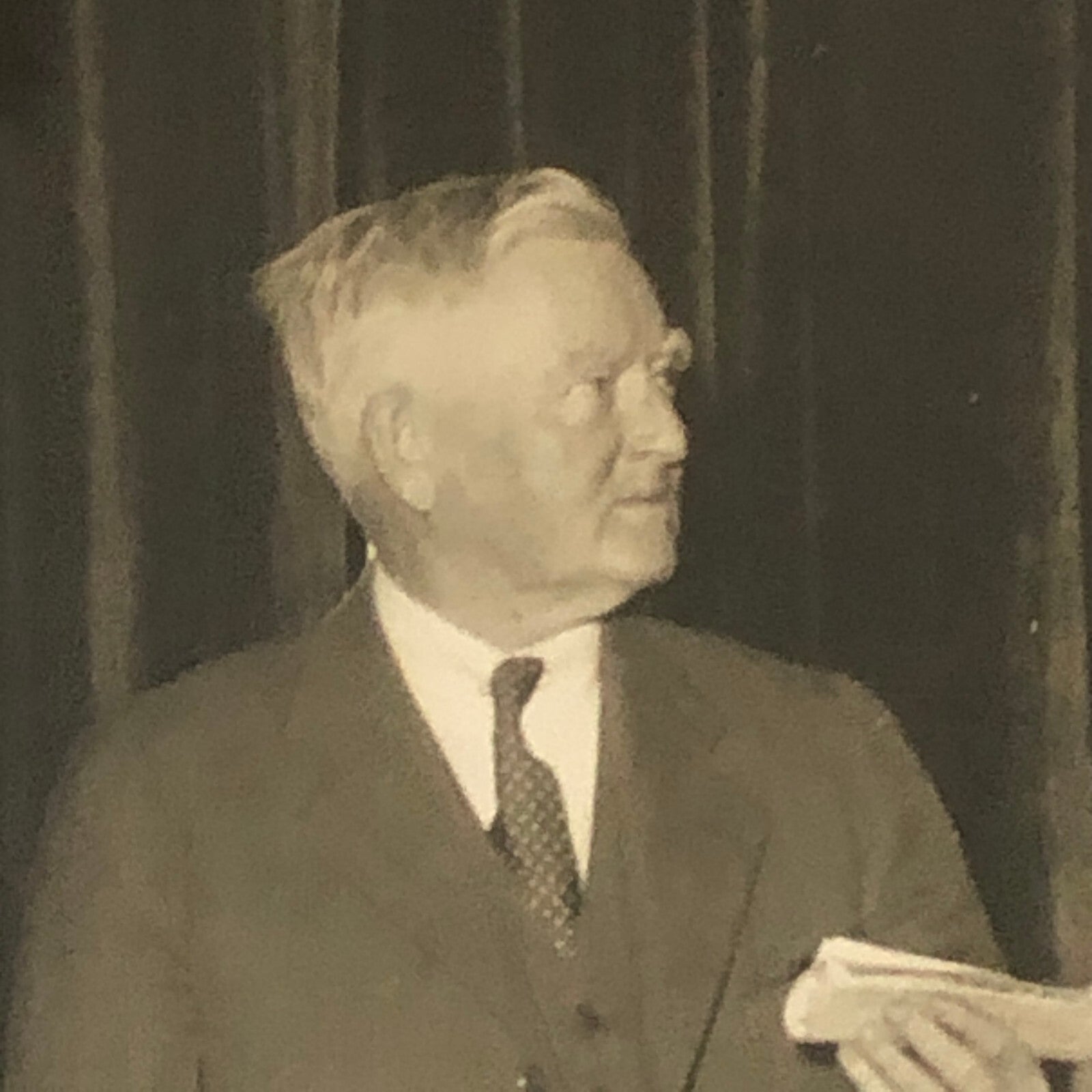 Press Photo Photograph Governor John E Erickson Montana Vice President Garner +